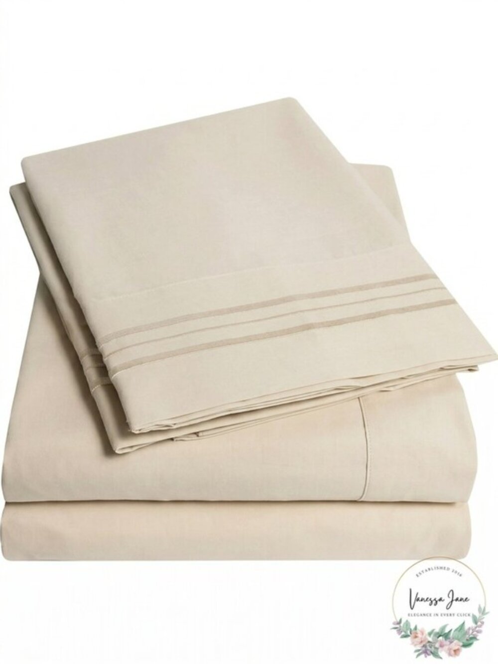 SWEET Home Collection 1500 Supreme Collection Extra Soft Queen Sheets Set - Picture 3 of 3